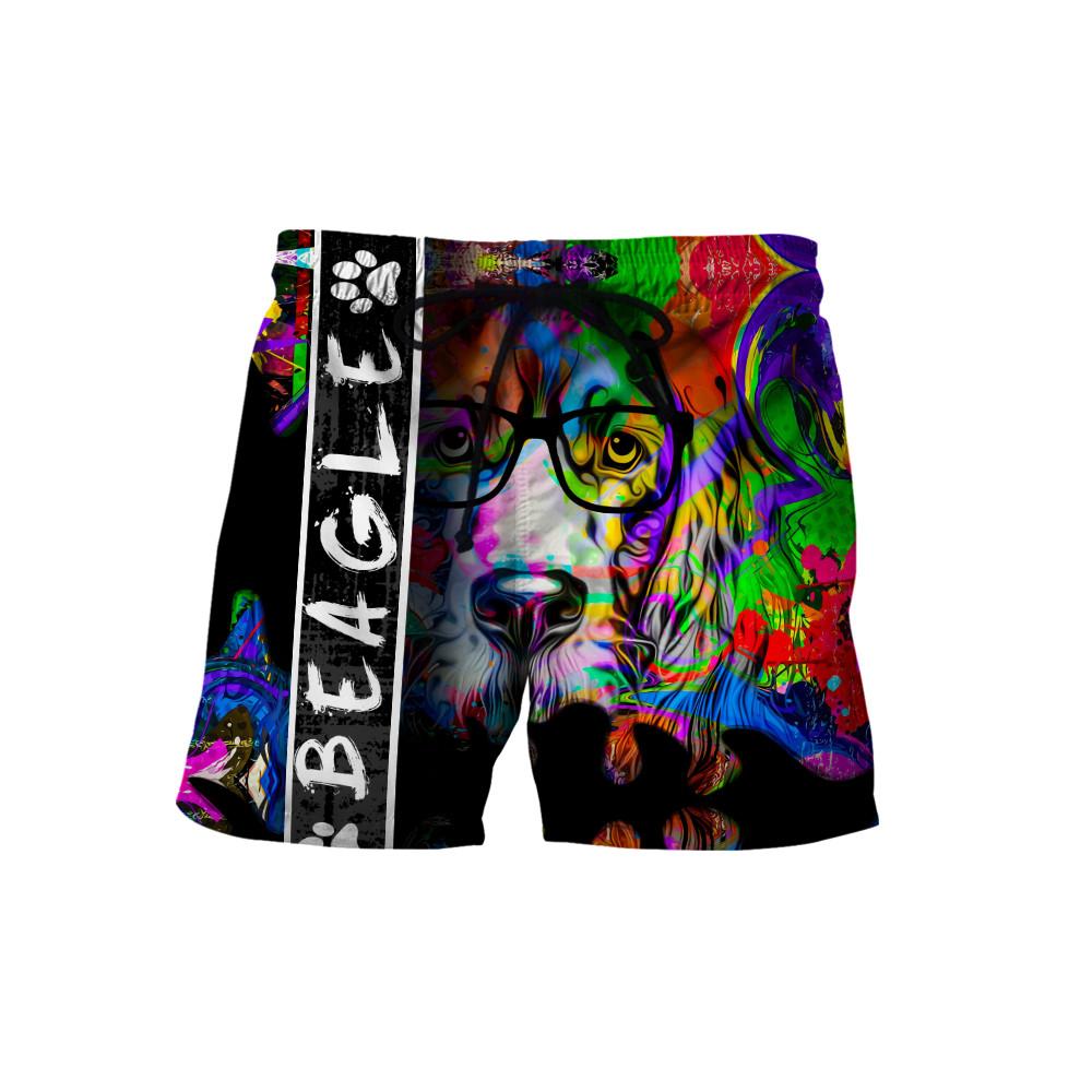 Beagle dog full color 3D All Over Printed shirt & short for men and women PL