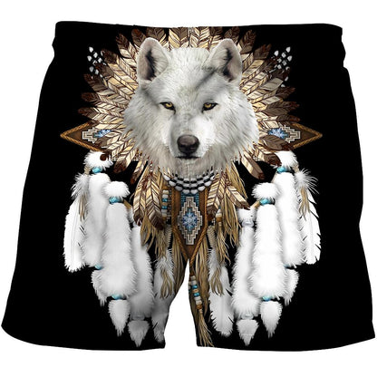 Native Wolf Spirit 3D All Over Printed Unisex Hoodie ML