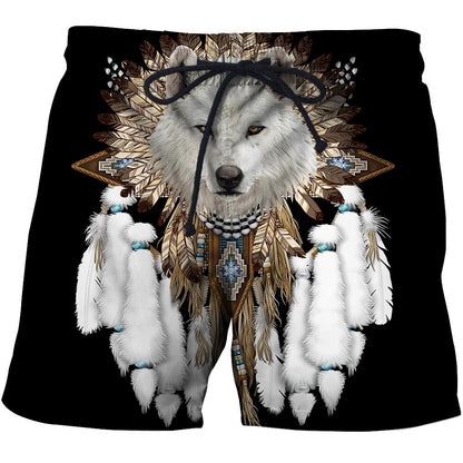 Native Wolf Spirit 3D All Over Printed Unisex Hoodie ML