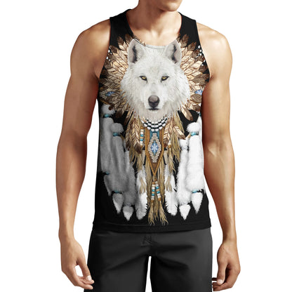 Native Wolf Spirit 3D All Over Printed Unisex Hoodie ML