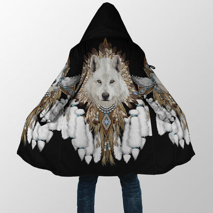 Native Wolf Spirit 3D All Over Printed Unisex Hoodie ML