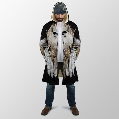 Native Wolf Spirit 3D All Over Printed Unisex Hoodie ML