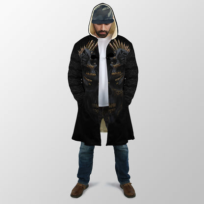 Punker Golden Skulls Cloak For Men And Women TQH201006