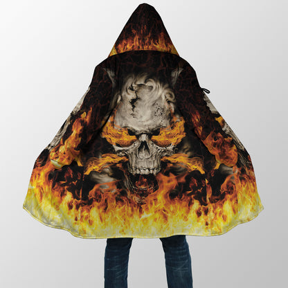 Skulls On Fire Cloak For Men And Women TQH201007