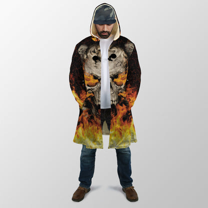 Skulls On Fire Cloak For Men And Women TQH201007