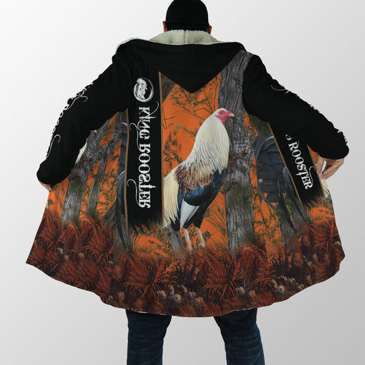 Love King Rooster 3D All Over Printed Unisex Cloak ML