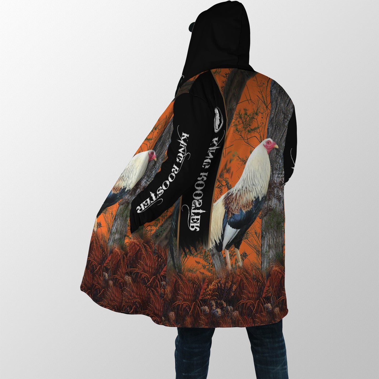 Love King Rooster 3D All Over Printed Unisex Cloak ML