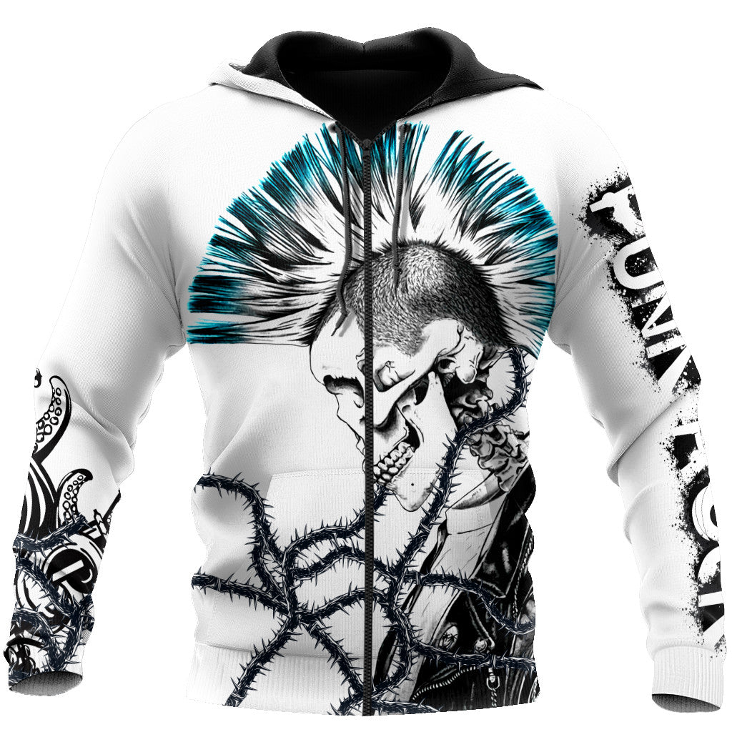 Punk Rock Saved My Life Hoodie For Men And Women JJWST08102006