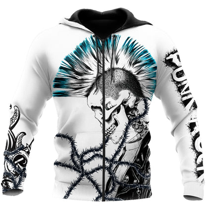 Punk Rock Saved My Life Hoodie For Men And Women JJWST08102006