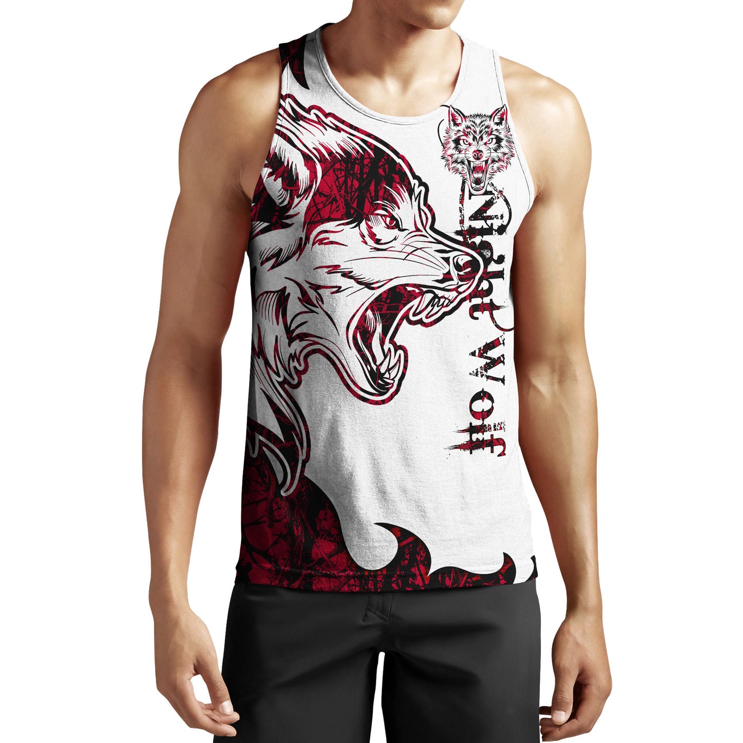 Night Wolf 3D Over Printed Shirt for Men and Women