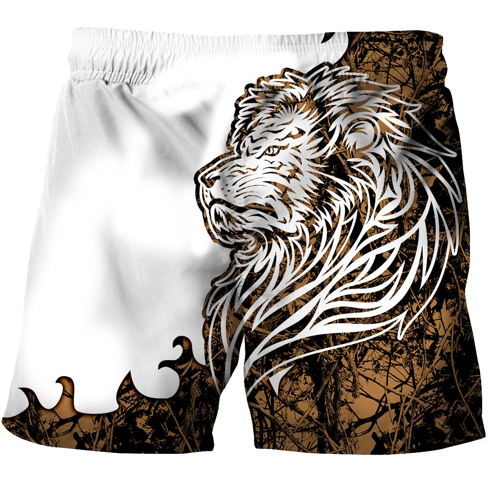 Hunting Lion  3D All Over Printed Unisex Shirts