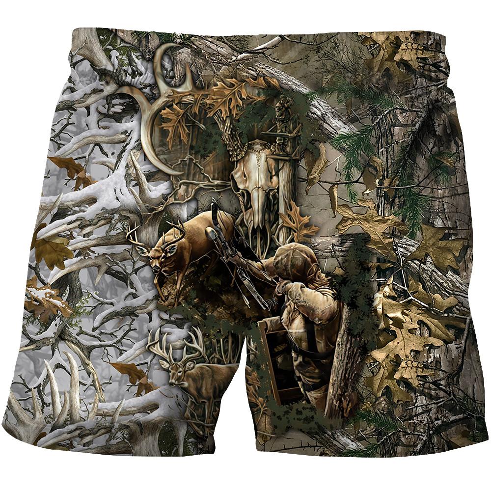 Bow Hunting Camo Over Printed Unisex Deluxe Hoodie ML