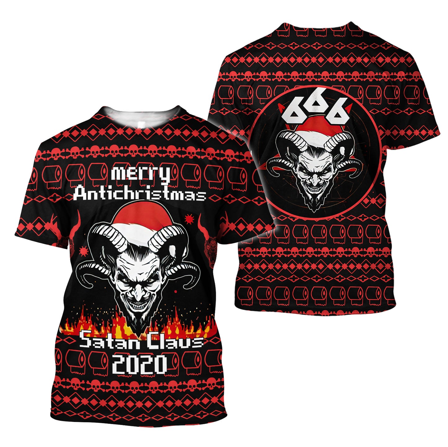 Merry Anti-Christmas Satanic Hoodie For Men And Women HHT12102003