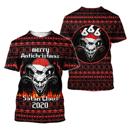 Merry Anti-Christmas Satanic Hoodie For Men And Women HHT12102003