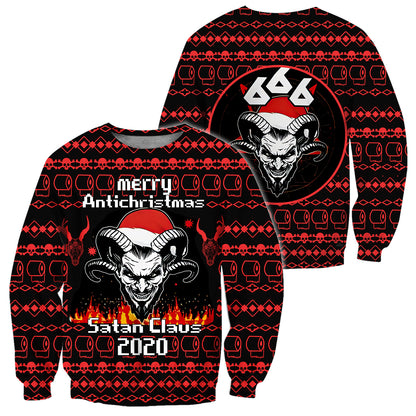 Merry Anti-Christmas Satanic Hoodie For Men And Women HHT12102003