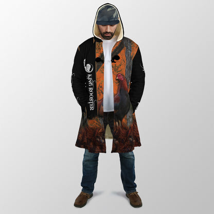 Rooster King II Camo All Over Printed Unisex Deluxe Hoodie ML