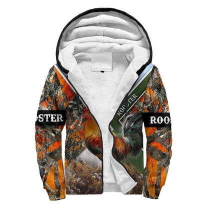 Rooster Lover All Over Printed Unisex Deluxe Hoodie ML