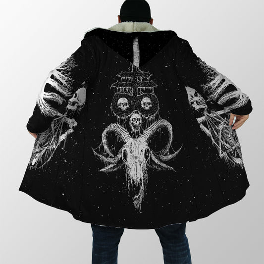 Dark Art Satanic Skull Cloak For Men And Women JJWST13102002