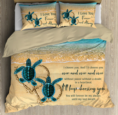 Turtle Couple Bedding Set TNA10152003
