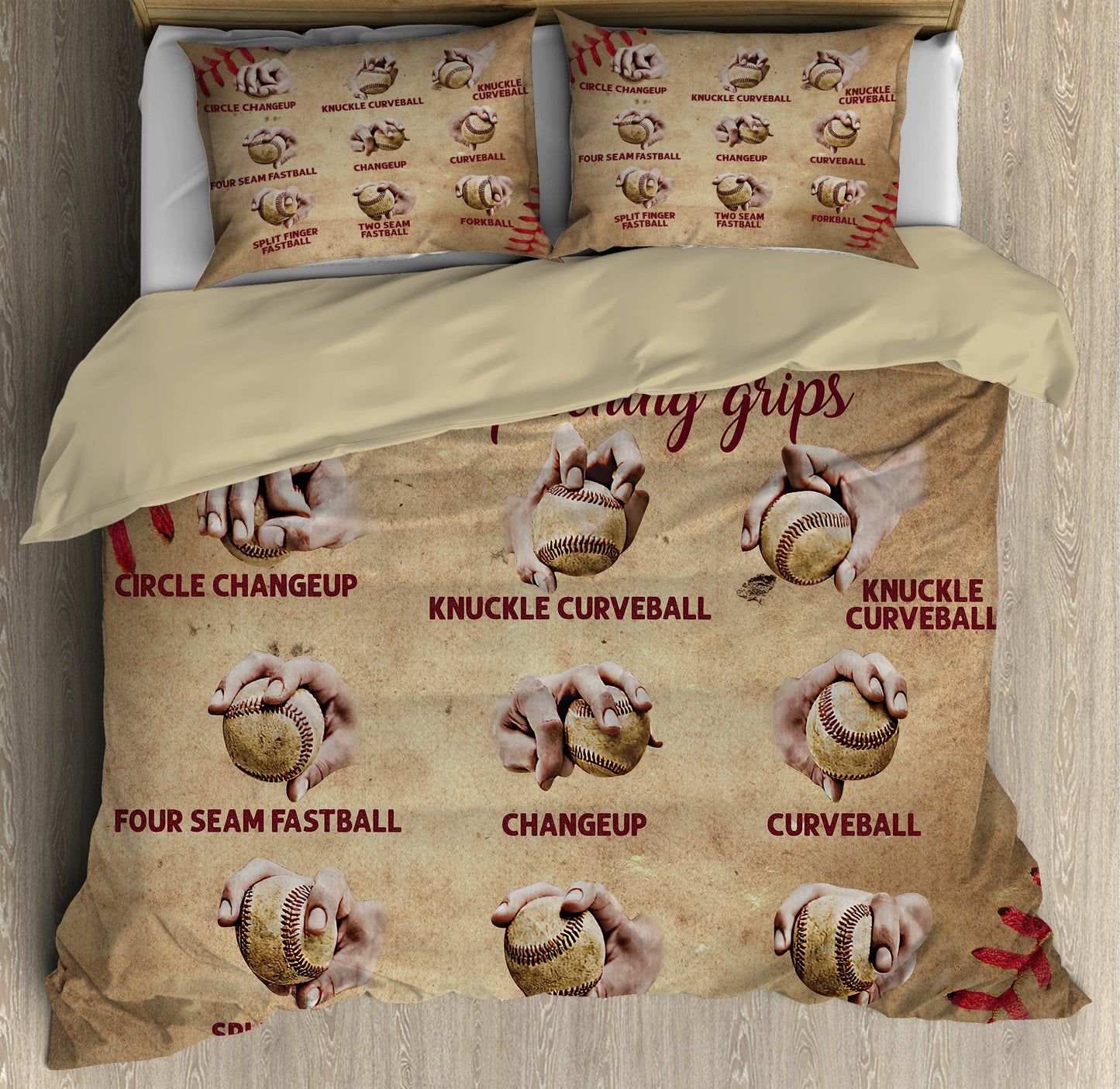 Baseball Playing Bedding Set MH1510202