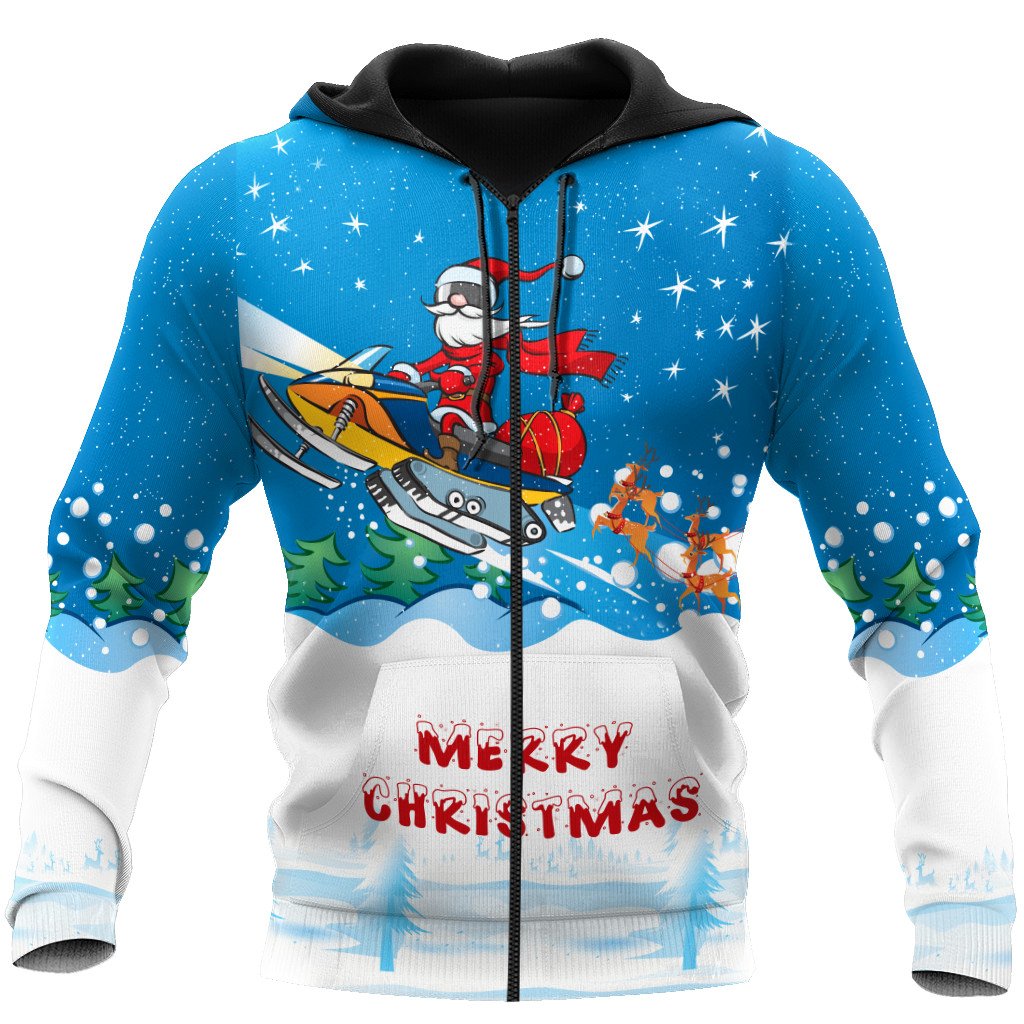Santa Snowboarding 3D All Over Printed shirt & short for men and women PL