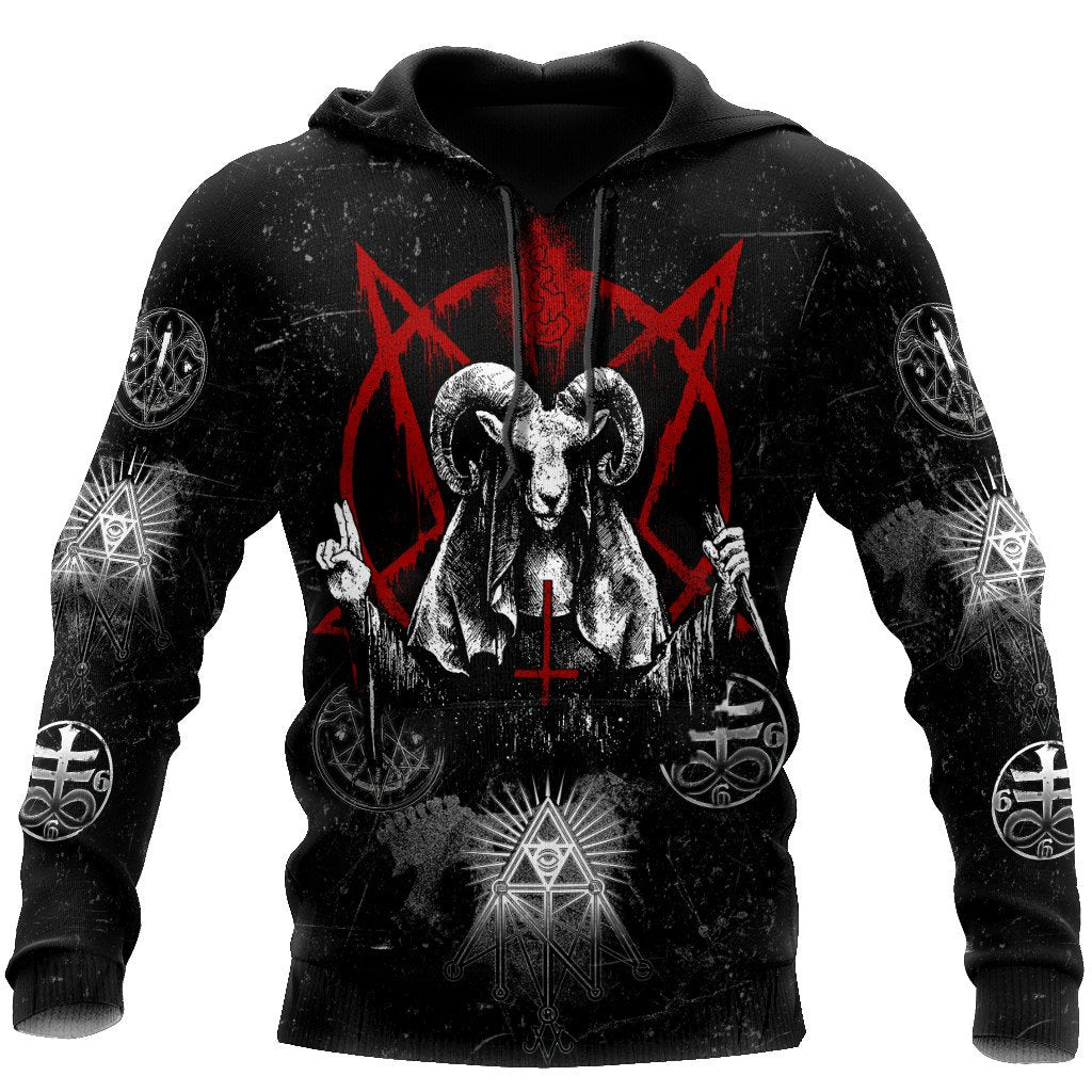 Dark Satanic 3D All Over Printed Combo Hoodie + Sweatpant