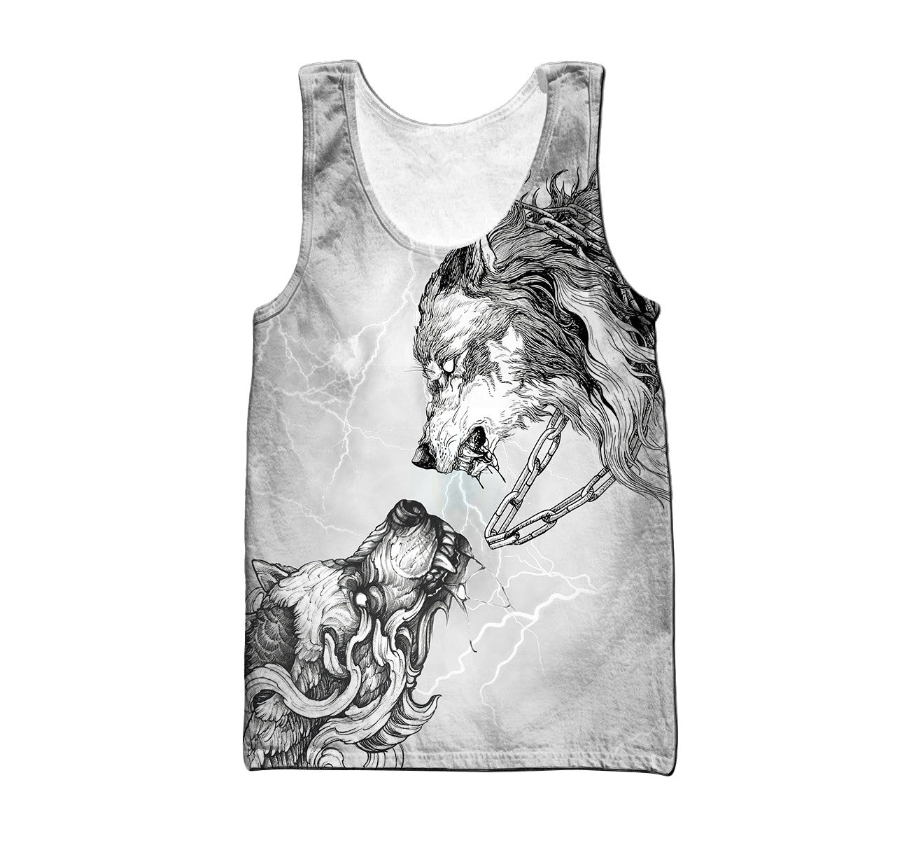 Tattoo Wolf 3D All Over Printed Hoodie For Men and Women DAST22102005