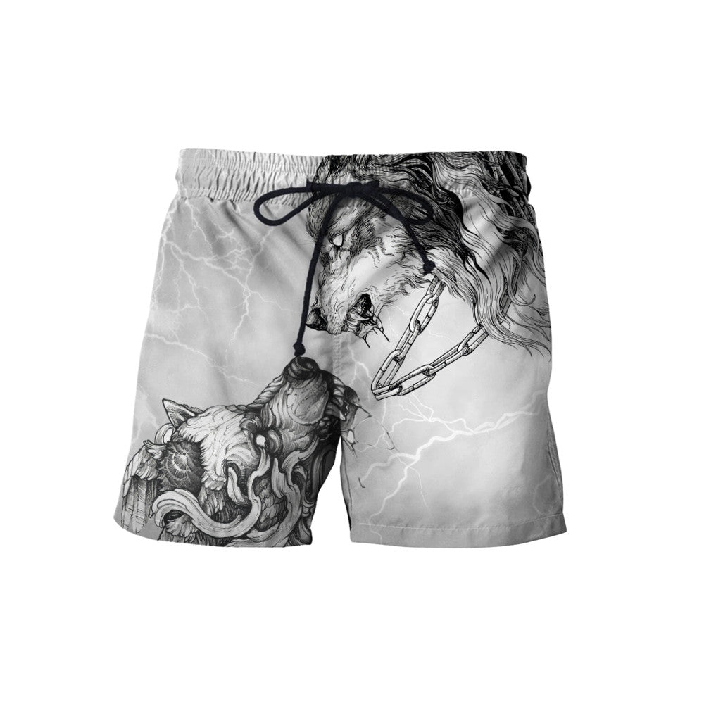 Tattoo Wolf 3D All Over Printed Hoodie For Men and Women DAST22102005