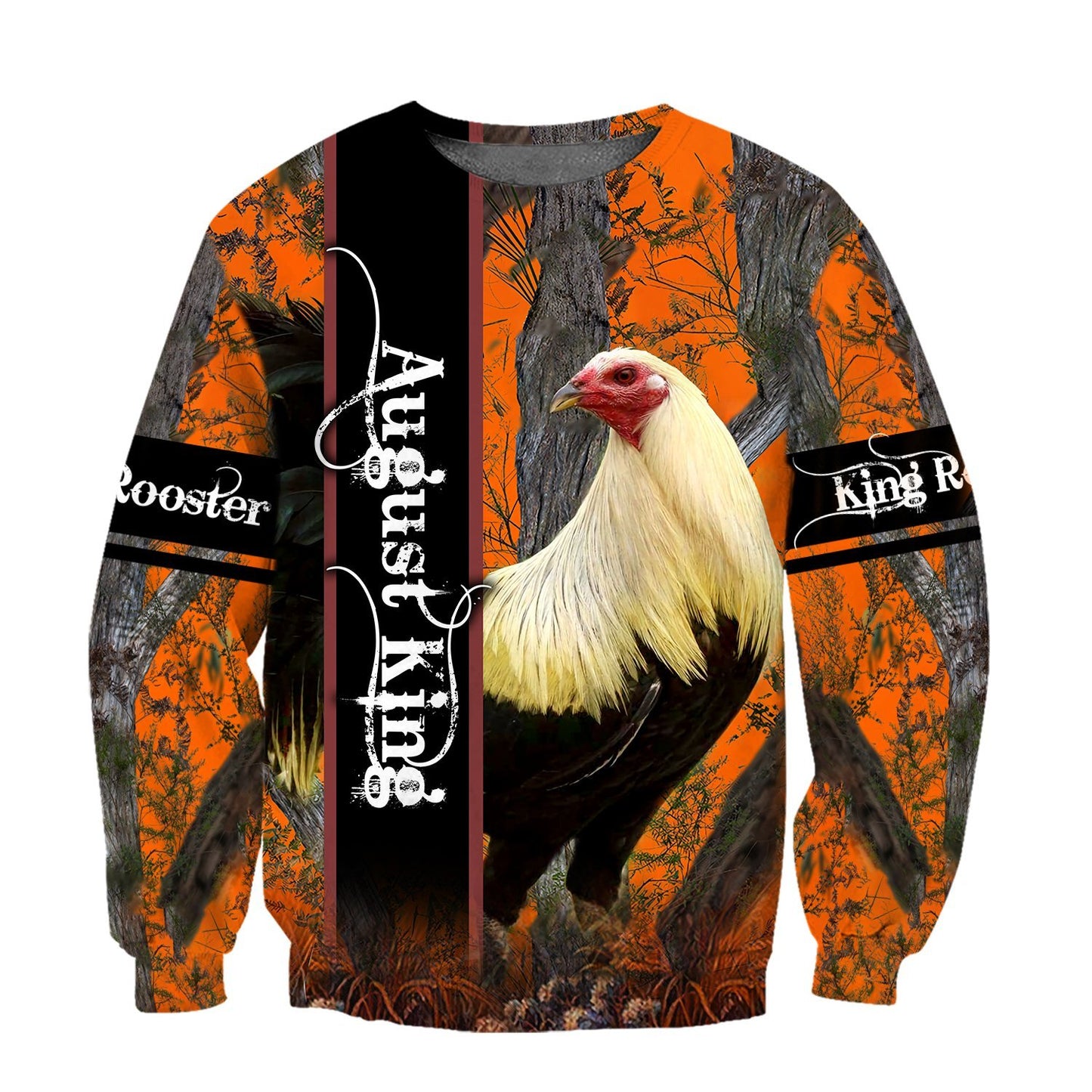Premium August Rooster  3D Over Printed Unisex Shirts ML