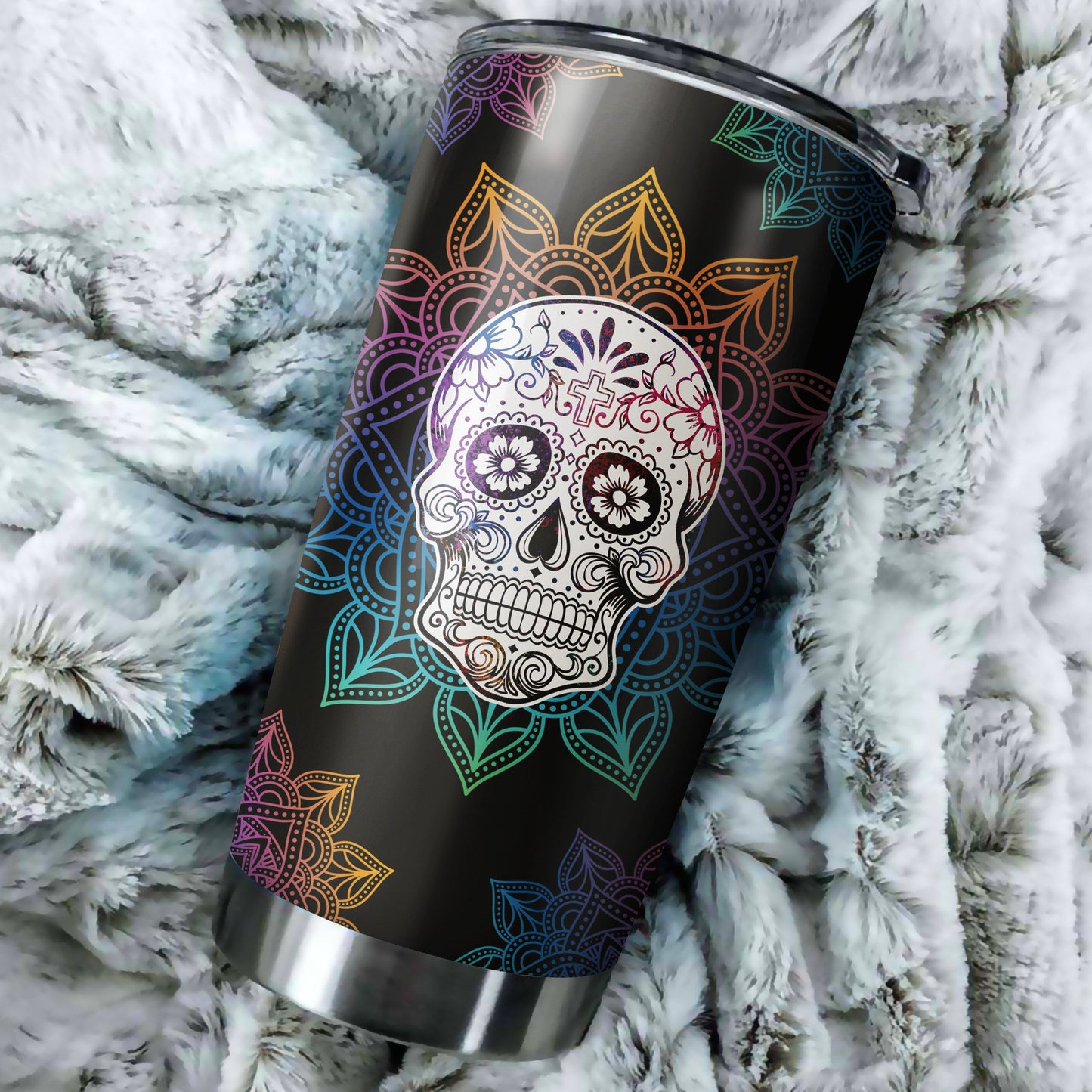 Sugar Skull Steel Tumbler TNA10312005