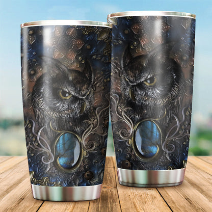 Beautiful Owl Stainless Steel Tumbler MH0211203