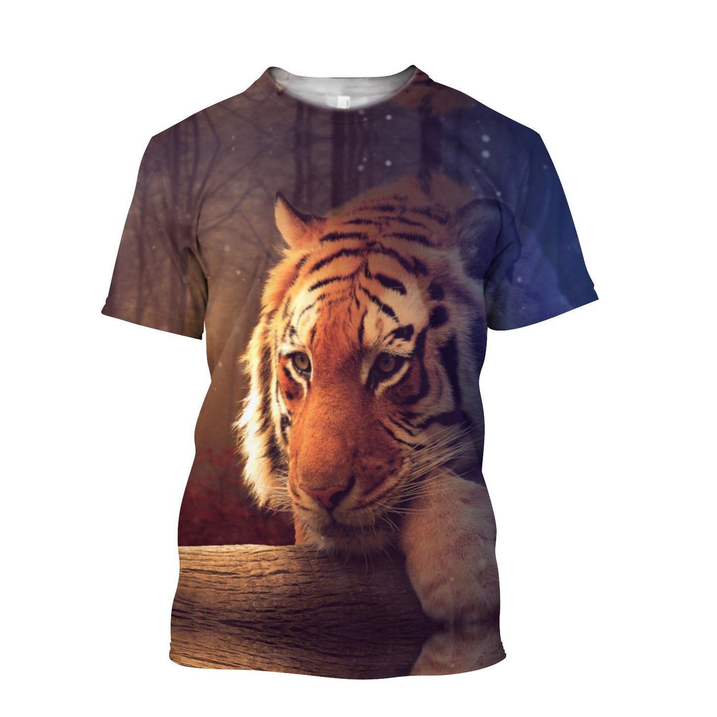 3D All Over Print Tiger Hoodie HVT06112001