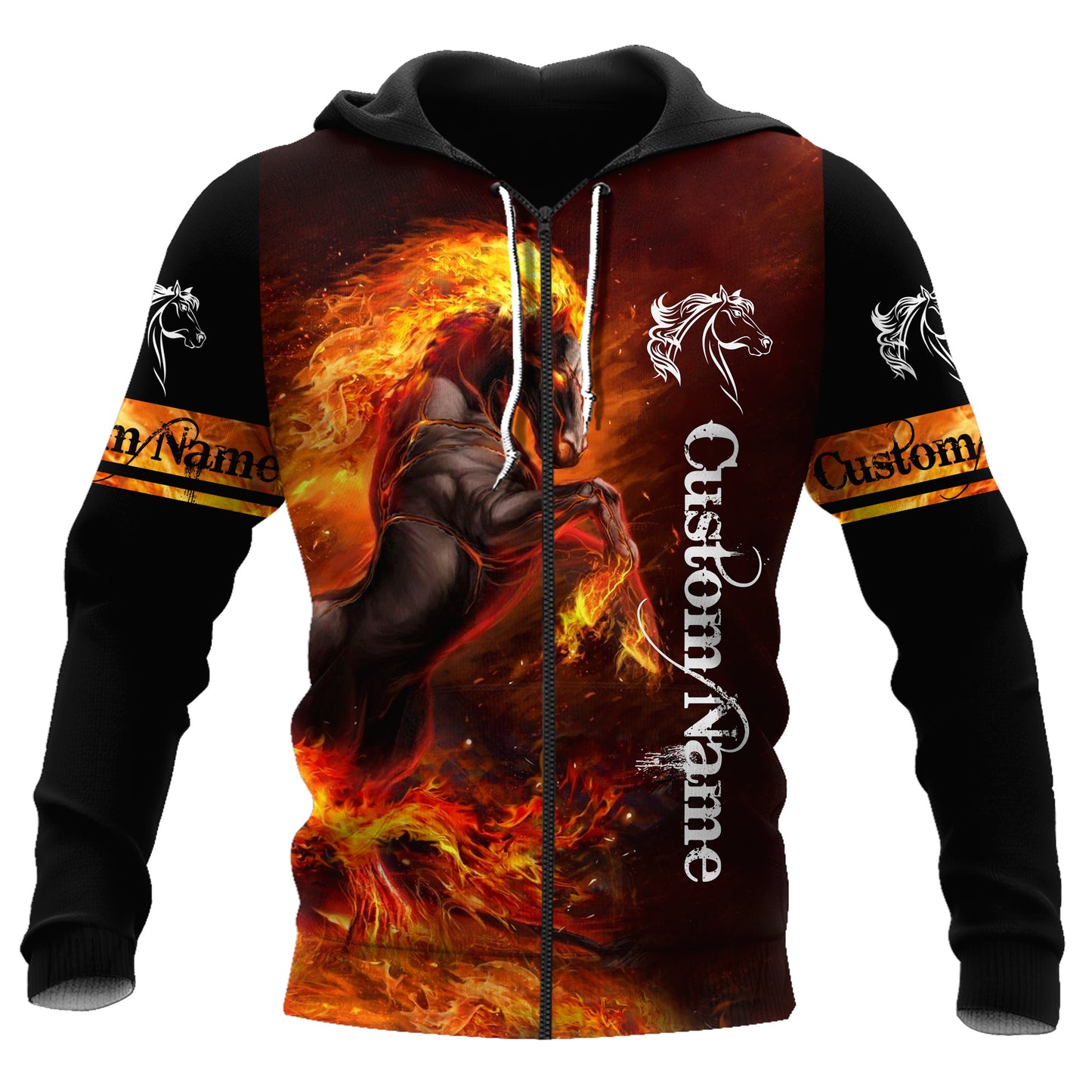 Horse Custom Name 3D All Over Printed Shirts For Men and Women Pi112022