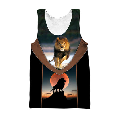 The Lion 3D All Over Printed Shirts Pi112023