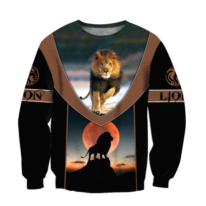 The Lion 3D All Over Printed Shirts Pi112023