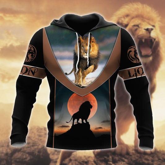 The Lion 3D All Over Printed Shirts Pi112023
