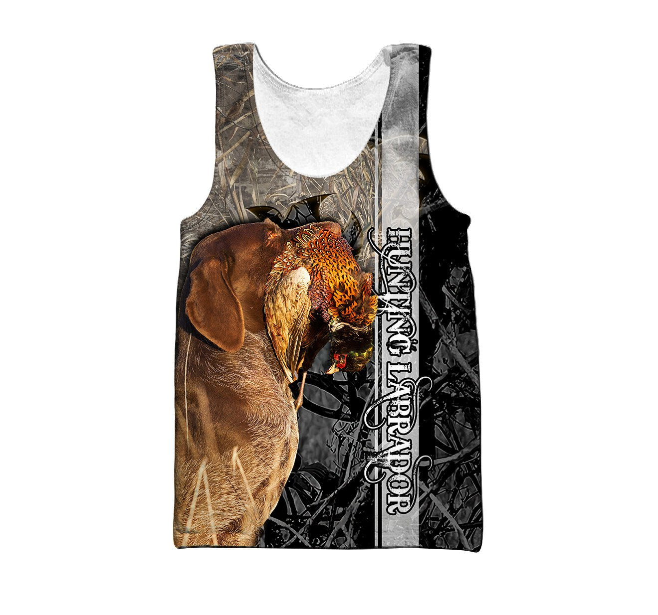 Labrador Hunting 3D Over Printed Unisex Deluxe Hoodie ML
