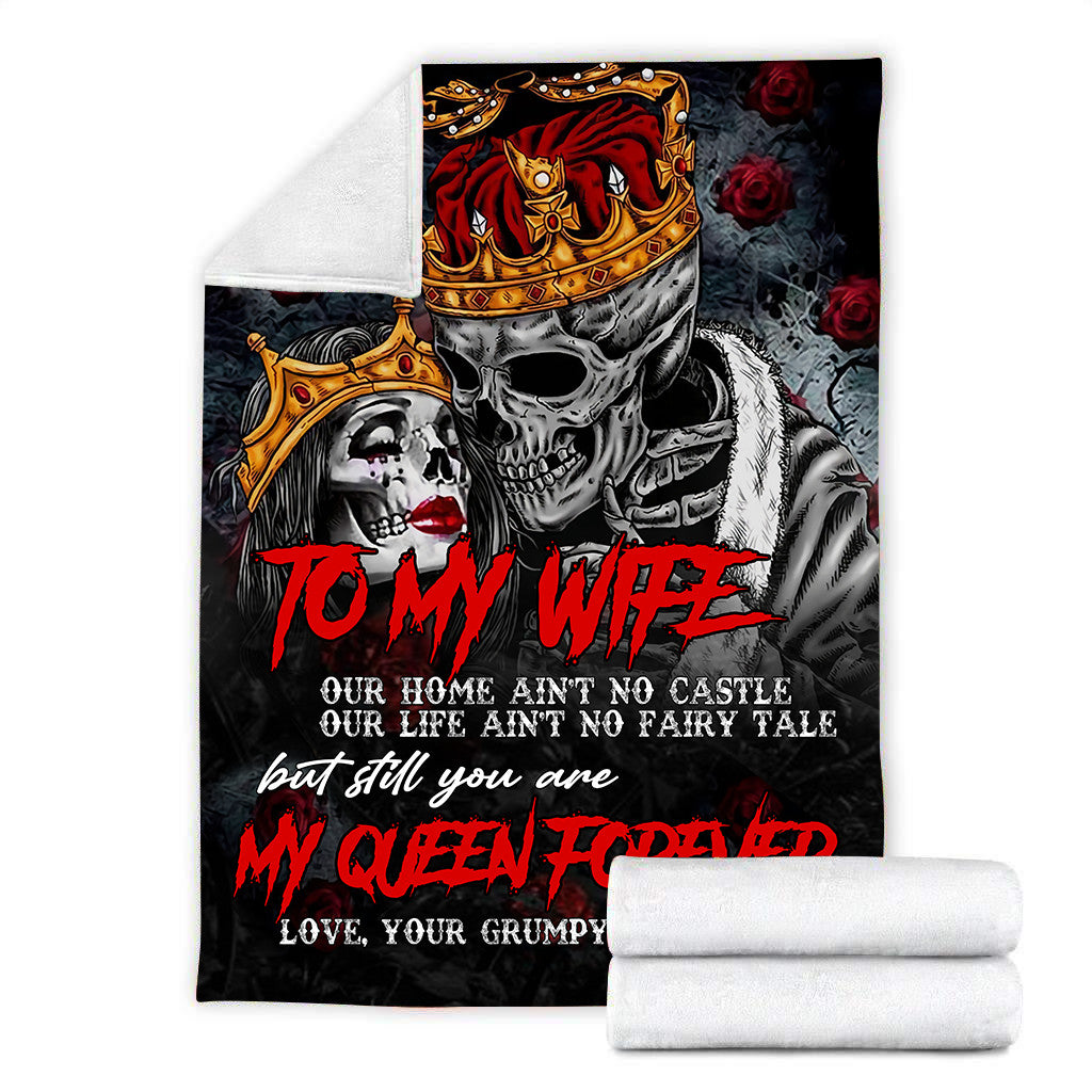Couple Skull Blanket HVT10112001