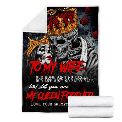 Couple Skull Blanket HVT10112001