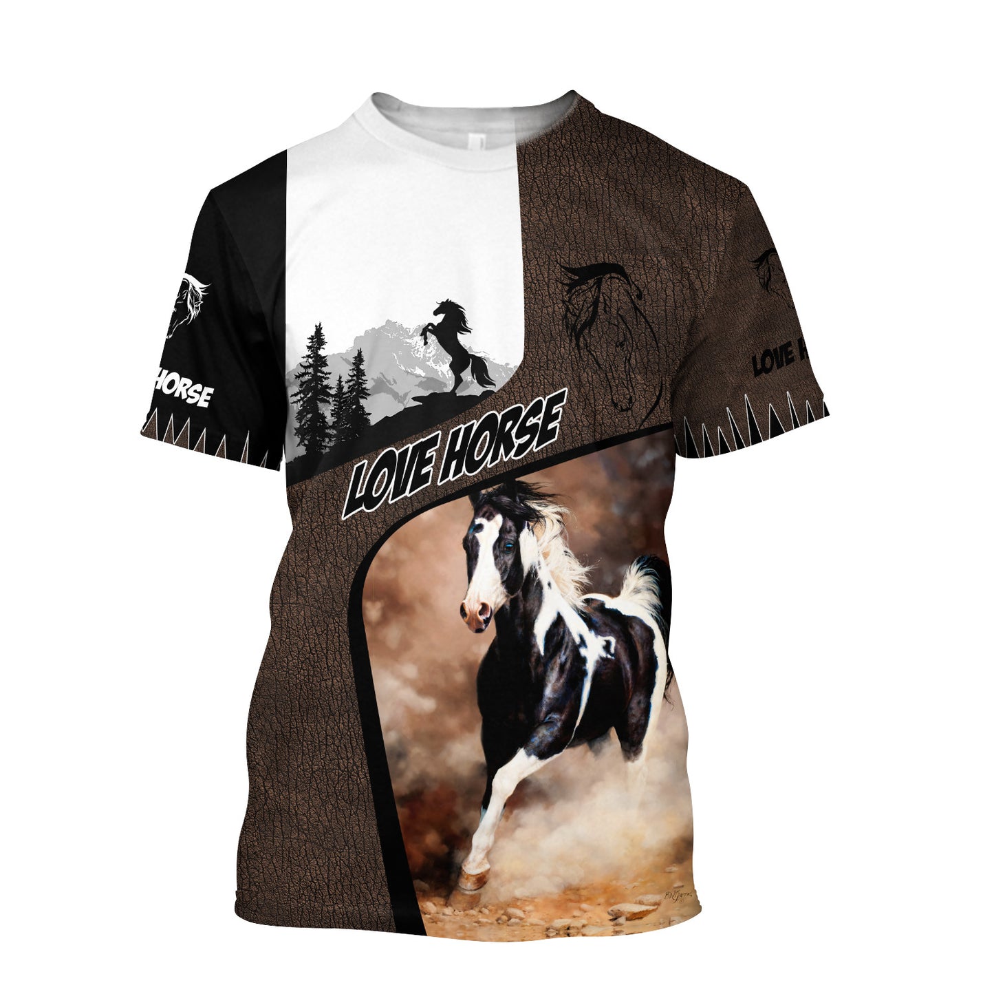 Love Horse 3D All Over Printed Unisex Shirts HVT11112002