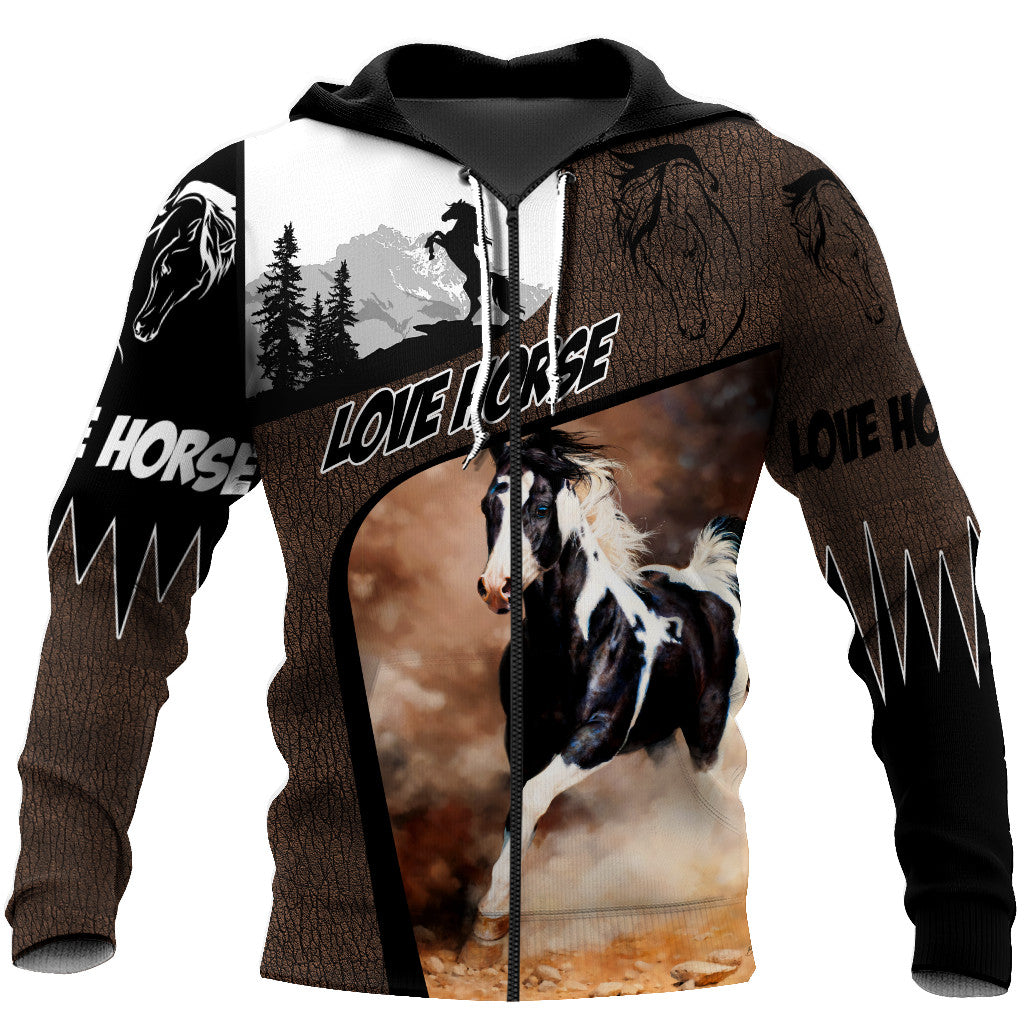 Love Horse 3D All Over Printed Unisex Shirts HVT11112002