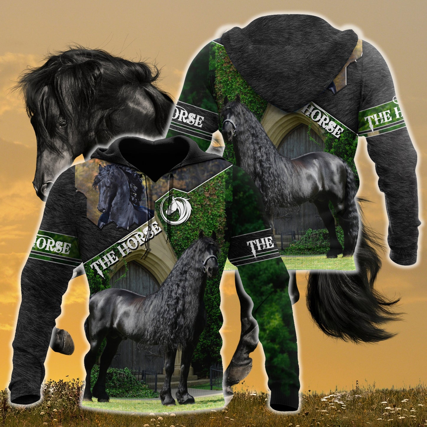 Beautiful Horse 3D All Over Printed Shirts DA10112003