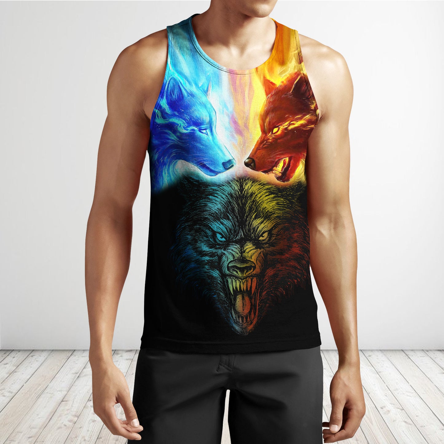 Couple Wolf Art Shirts For Men And Women MH12112003VH