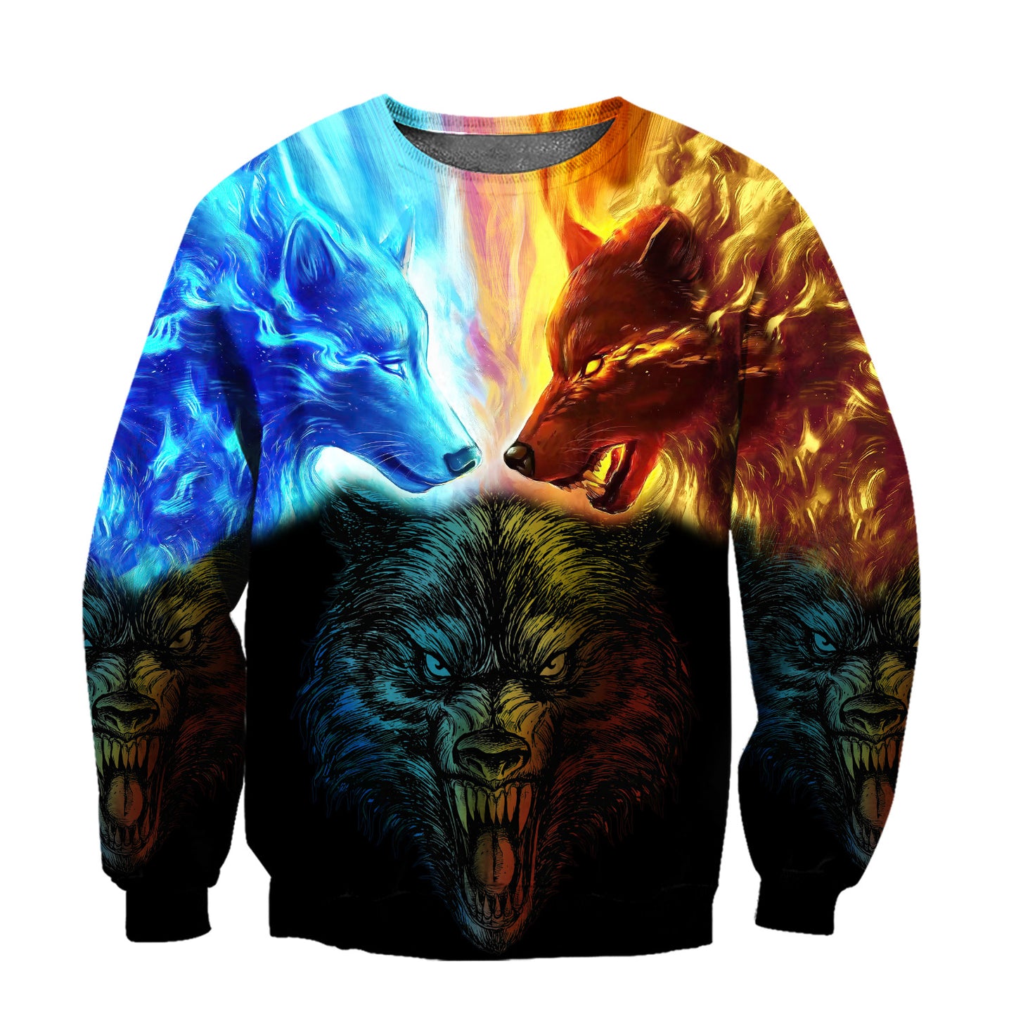 Couple Wolf Art Shirts For Men And Women MH12112003VH