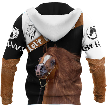 Love Horse 3D All Over Printed Shirts For Men And Women DA17112003