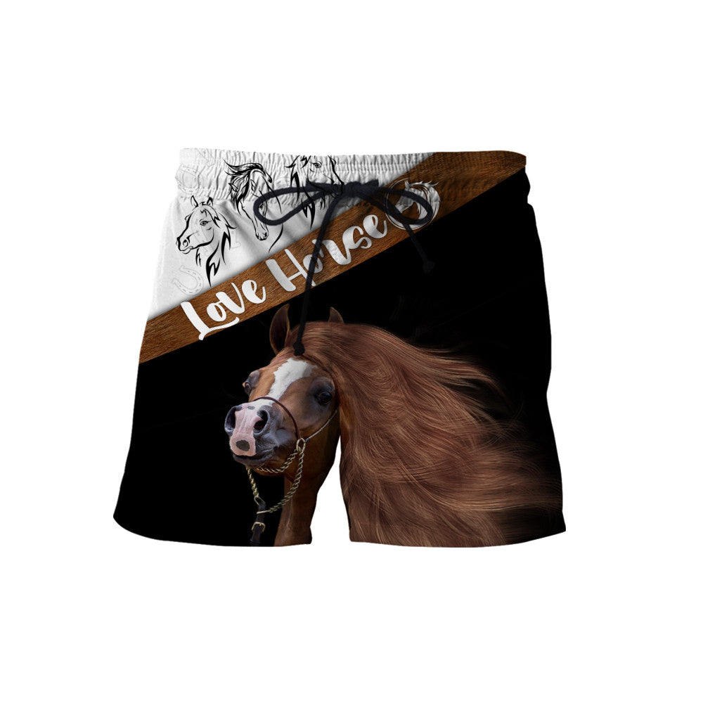 Love Horse 3D All Over Printed Shirts For Men And Women DA17112003