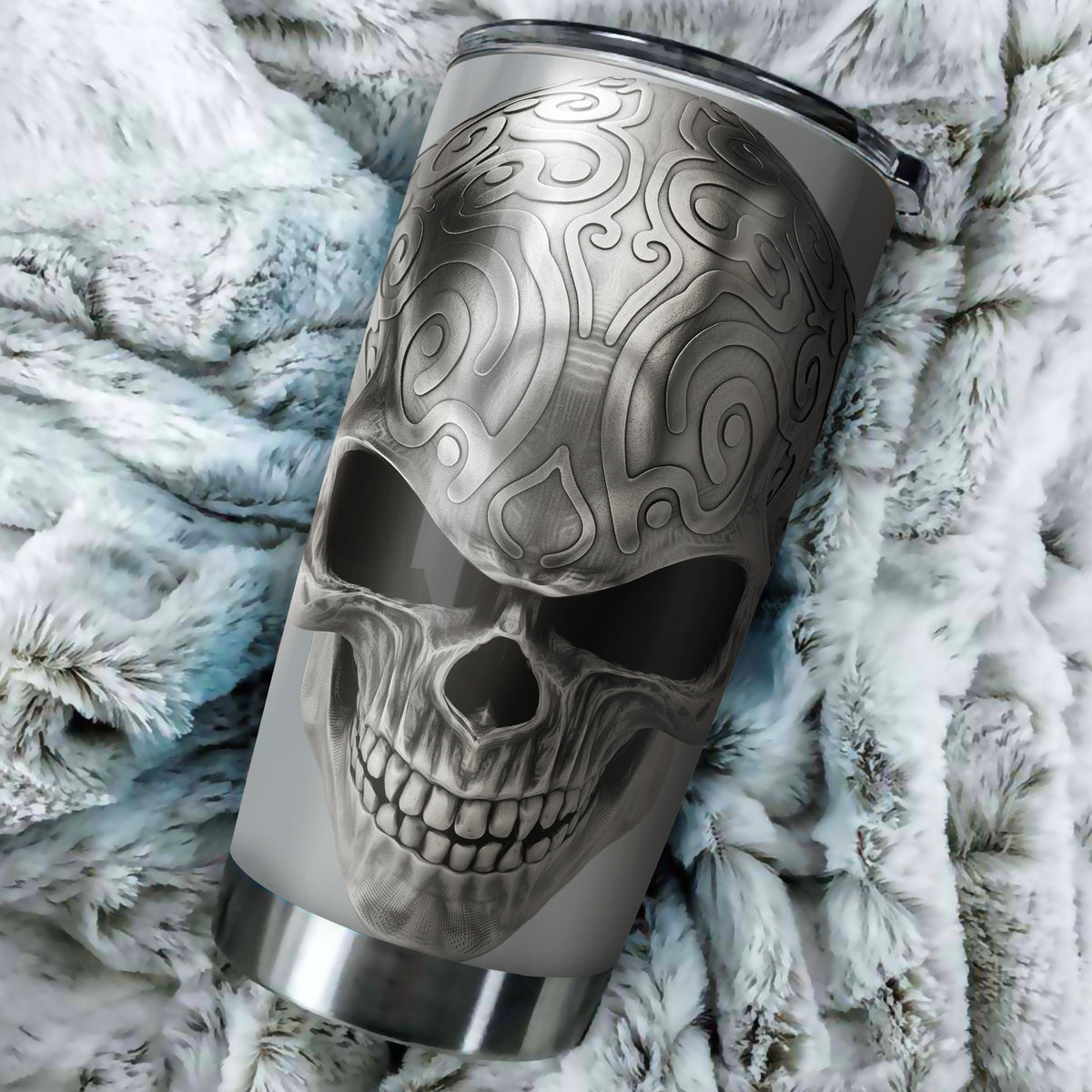 Metal Skull Stainless Steel Tumbler HVT18112003