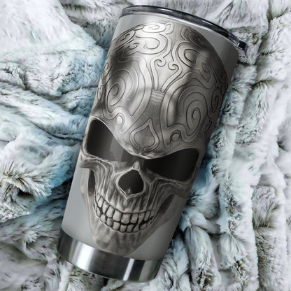Metal Skull Stainless Steel Tumbler HVT18112003