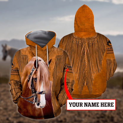 Personalized American Quarter Horse Native American Cowboy 3D All Over Printed Unisex Shirts HHT19112008