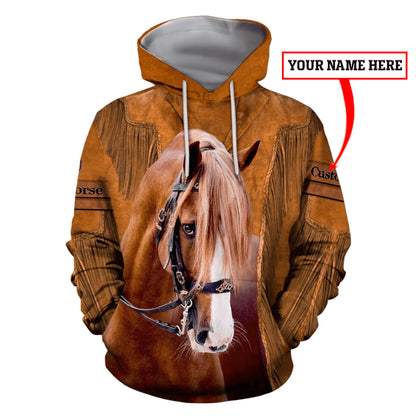 Personalized American Quarter Horse Native American Cowboy 3D All Over Printed Unisex Shirts HHT19112008